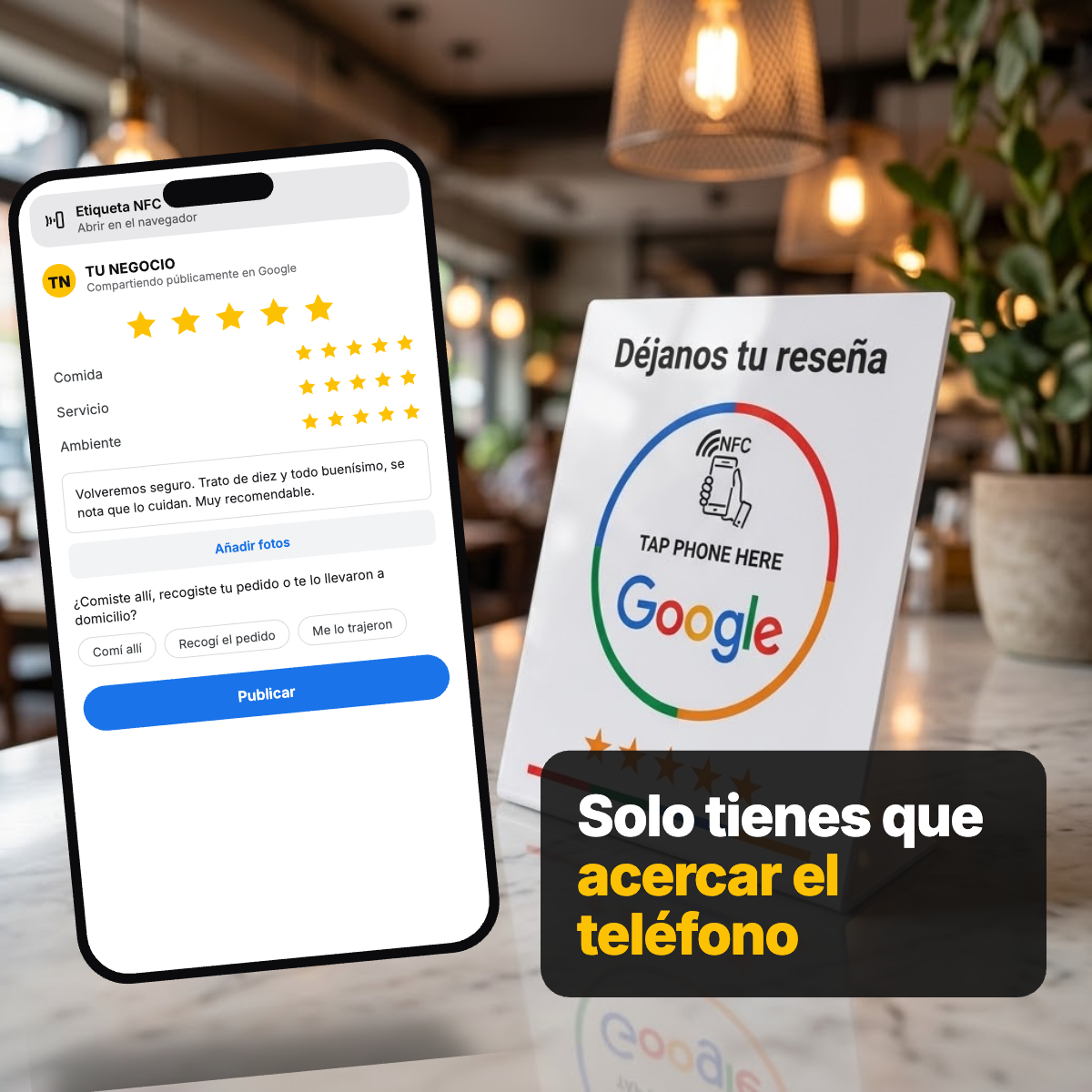 Tarjeta NFC Español